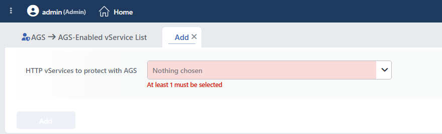 Enabling AGS