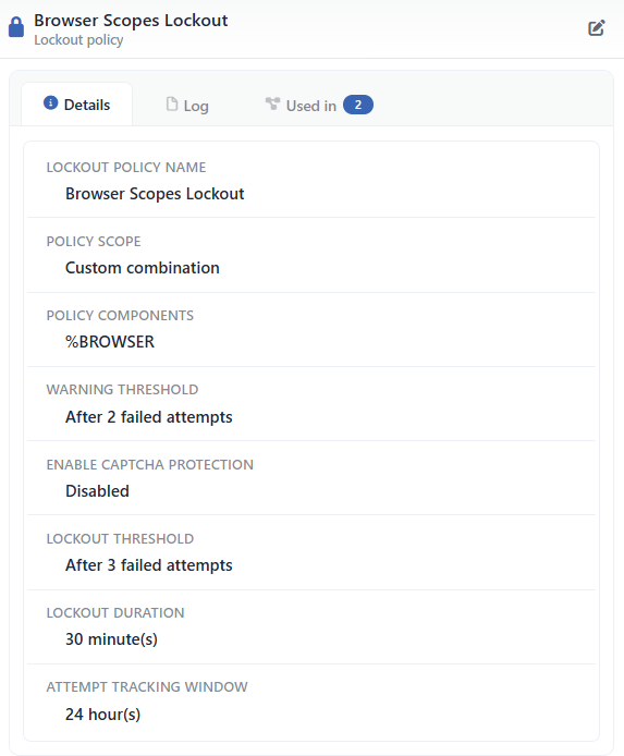 Preview of the Selected Profile