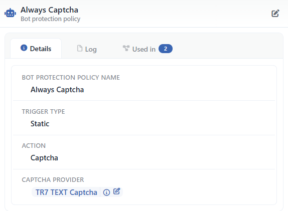 Preview of the Selected Profile