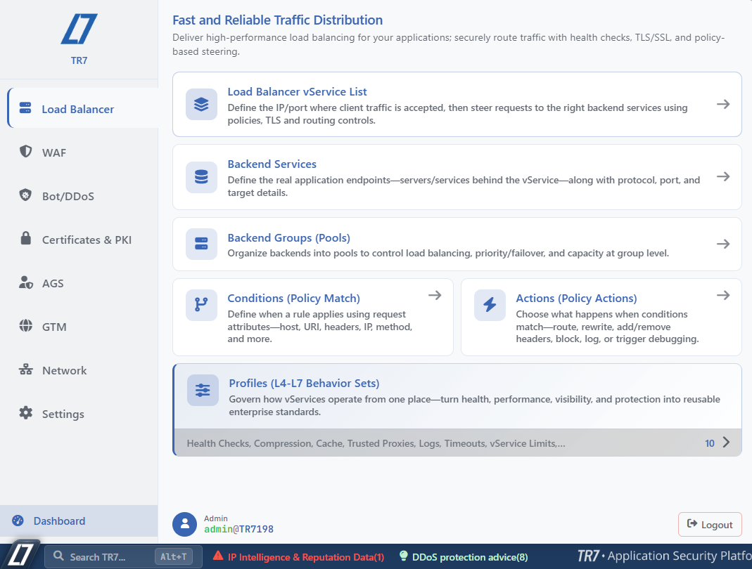 Configuration Menu