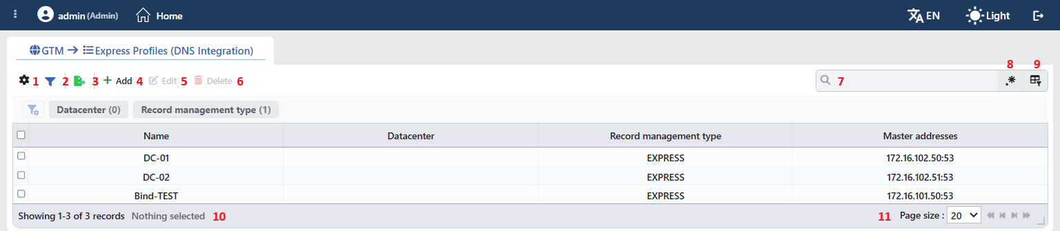 Express Profiles Listing Form