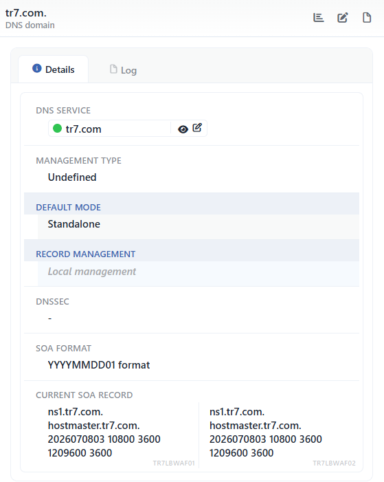 Preview of the Selected Domain Name