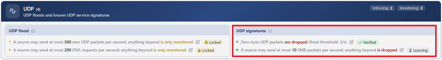 UDP - The UDP Signatures Box