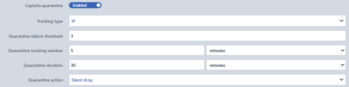 Captcha Quarantine