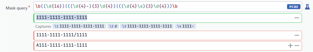 Credit Card Regex Test: Different Formats