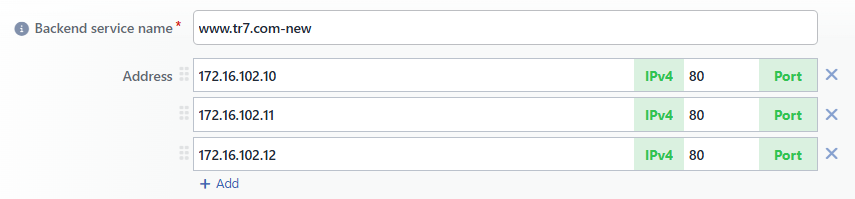 Adding Multiple Backend Services in a Single Form