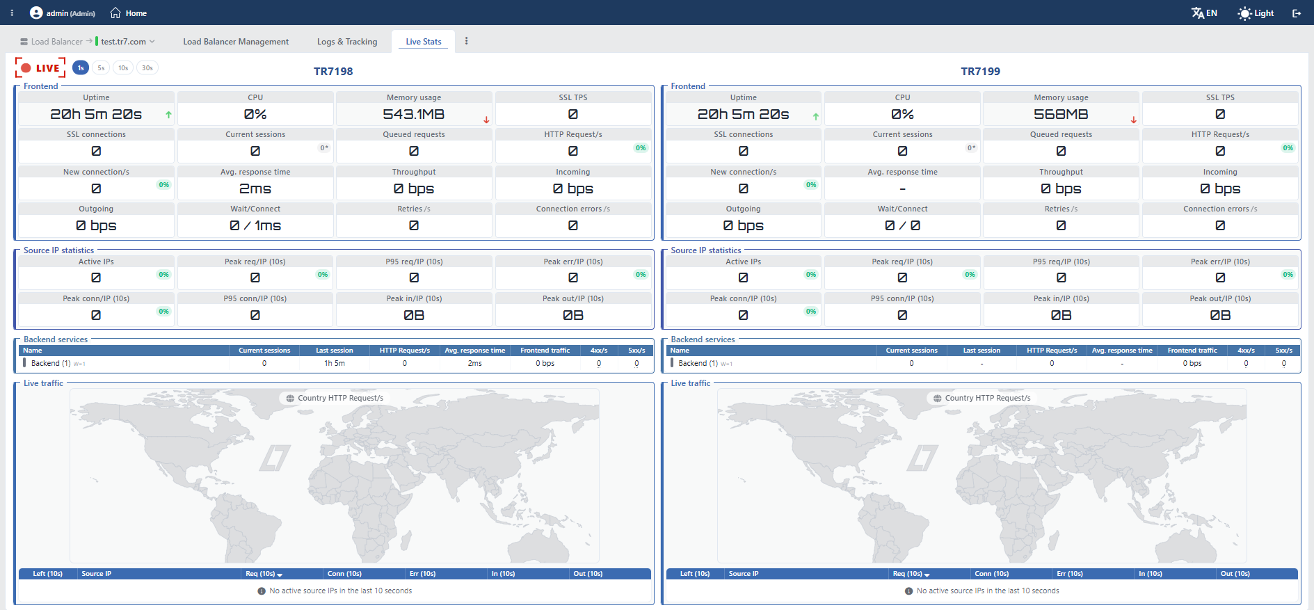 LB Live Stats