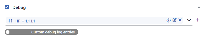 Conditional Debug