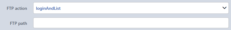 The FTP Action Options