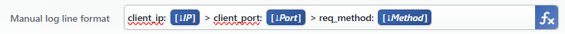Advanced Log Line Example Format