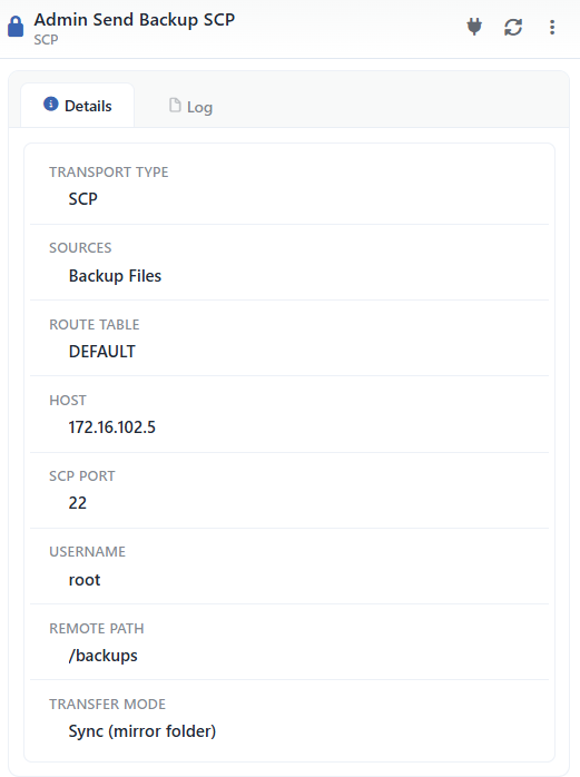 Preview of the Selected Profile