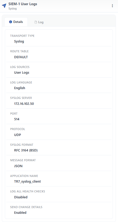 Preview of the Selected Profile