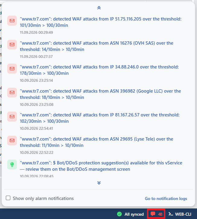 The Notification Panel (Quick Access)