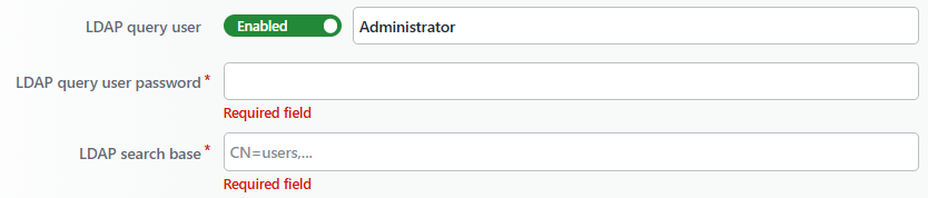While LDAP Query User Is On
